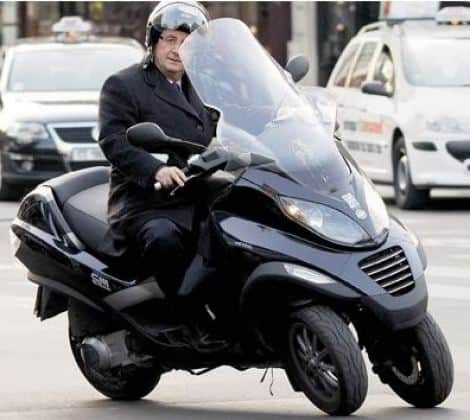 Hollande à scooter