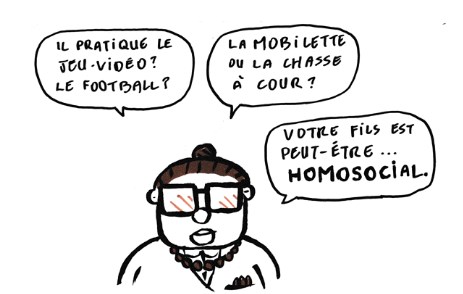 homosocial dessin 