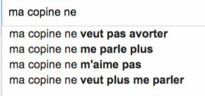 Ma copine ne veut pas